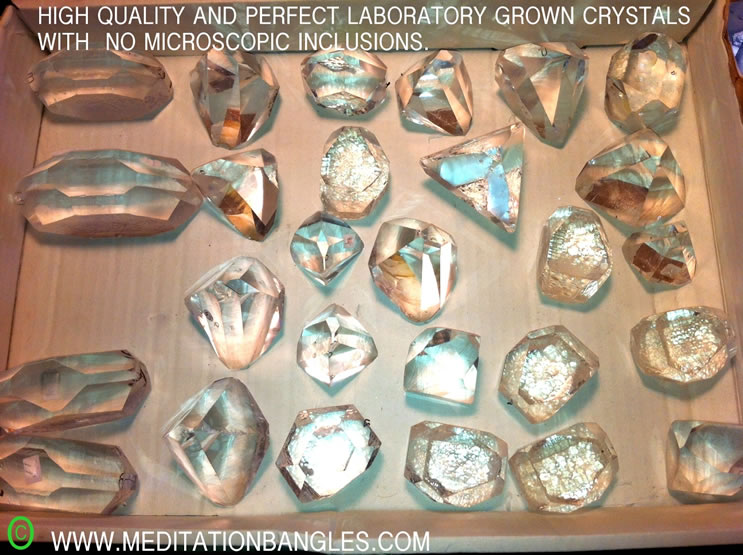 High quality and perfect laboratory grown crystals with no microscopic inclusions